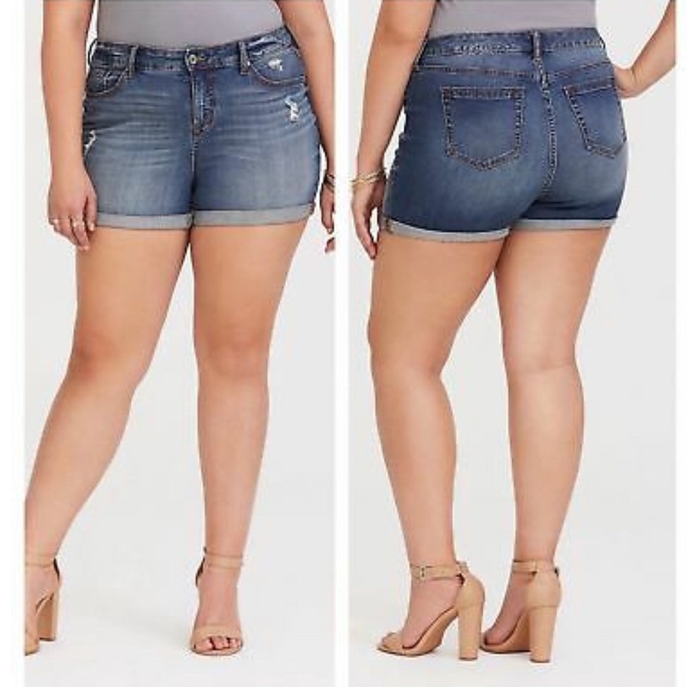 Torrid Blue Jean Shorts